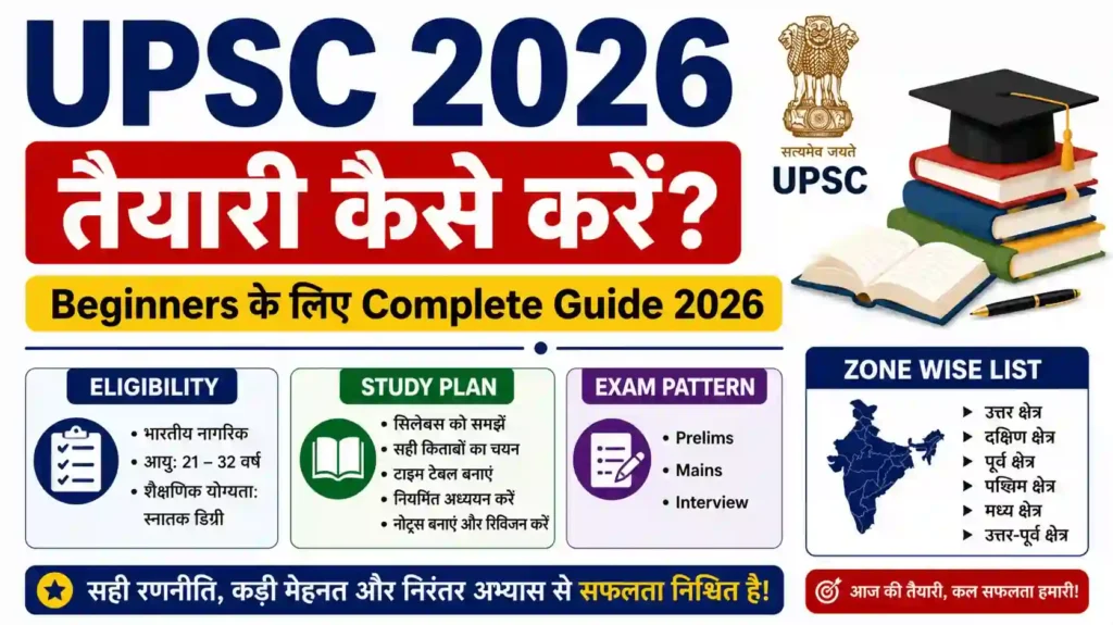 UPSC ki taiyari kaise kare beginners ke liye