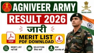Agniveer Army Result 2026