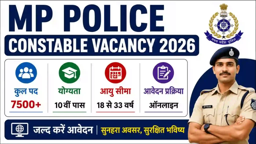 MP Police Constable Vacancy 2026
