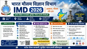 भारत मौसम विज्ञान विभाग (IMD) 2026 – इतिहास, सेवाएं, मानसून पूर्वानुमान