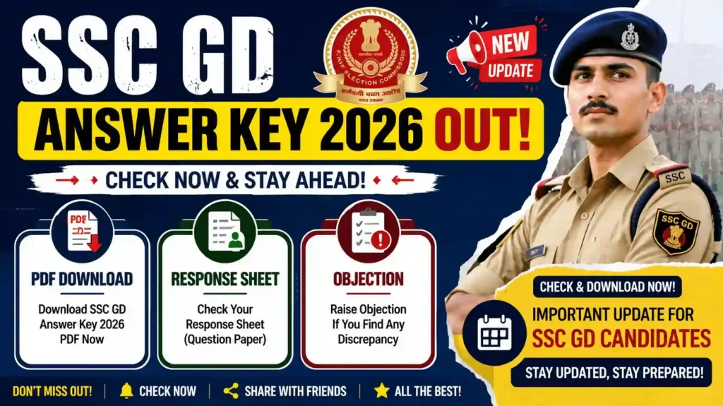 SSC GD Answer Key 2026