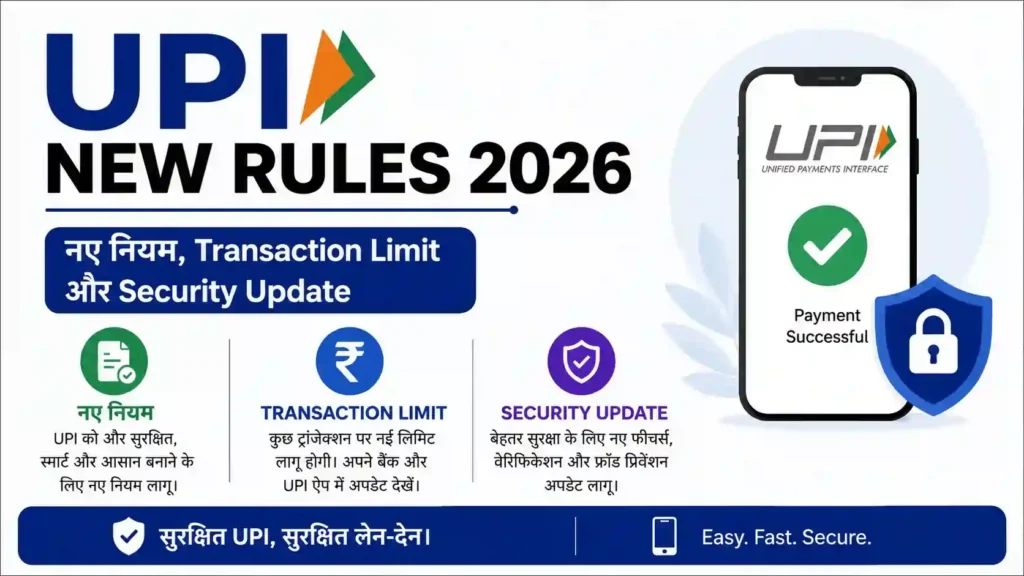 UPI New Rules 2026