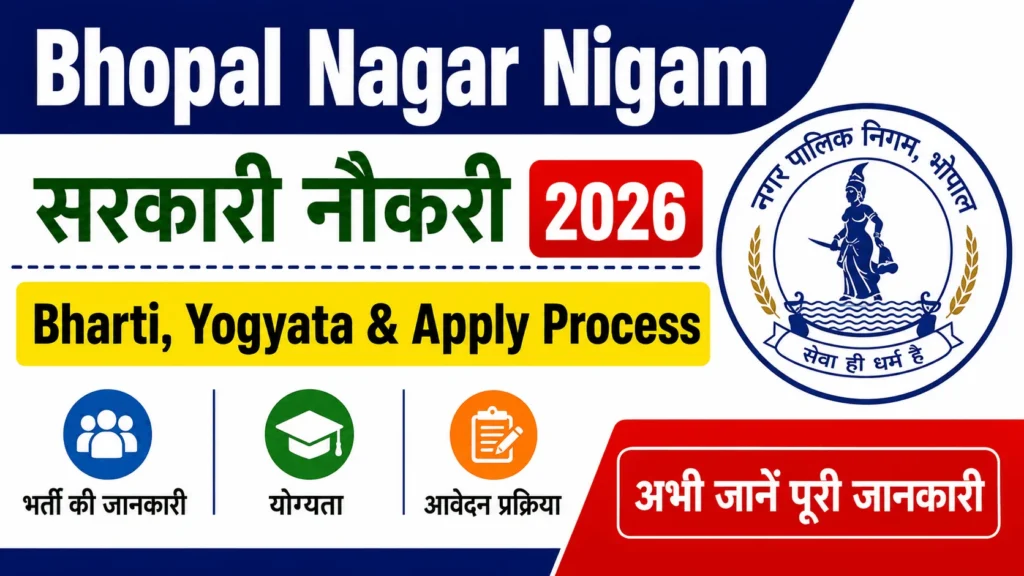 Bhopal Nagar Nigam Sarkari Naukri